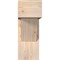 Ekena Millwork Traditional Block Smooth Bracket w/ Offset Brace, Douglas Fir, 7 1/2"W x 20"D x 20"H BKT0806X20X20TRA05SDF - alternate 4